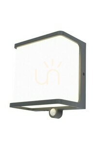 Kinkiet solarny Lutec DOBLO 6943701125 LED 12W 1000 lm 4000K IP44 czujnik ruchu szary small 0