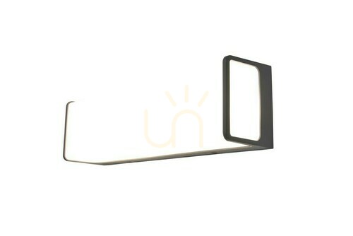 Sprawdź Kinkiet zewnętrzny Lutec DOBLO 5107401125 LED 34W szary 35 cm IP54