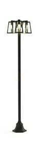 Latarnia ogrodowa Lutec FIA 7290903012 czarna 3xE27 186,8 cm small 0