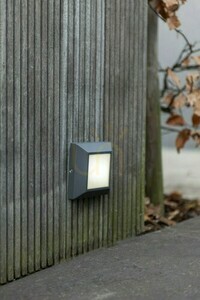 Kinkiet zewnętrzny LED Lutec Helena 6402105012 czarny 10,1x10,1 cm small 2