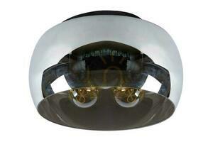 Plafon Lucide Olivia 3xE27 szary szklano-metalowy 40 cm 45101/40/65 small 1