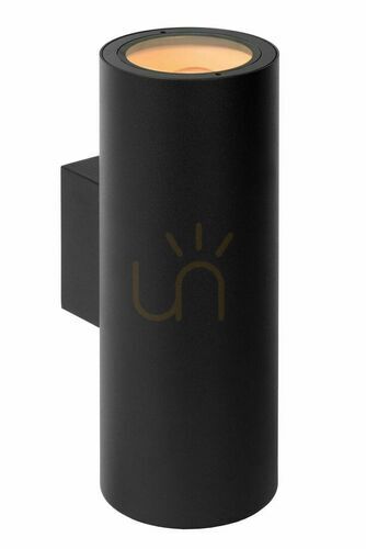 Sprawdź Kinkiet zewnętrzny Lucide Volantis czarny aluminium IP54 2xE27 27807/02/30