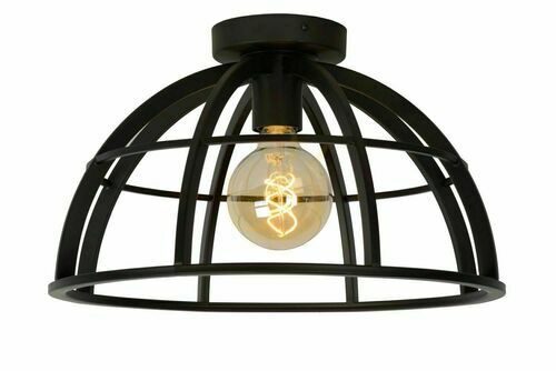 Sprawdź Plafon Lucide DIKRA 76164/40/30 czarny metalowy nowoczesny 40 cm