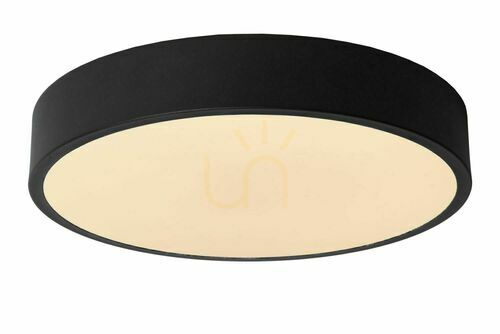 Sprawdź Plafon LED Lucide UNAR czarny 30 cm 18W 1260 lm 2700K IP20