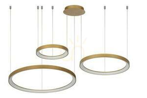 Lampa wisząca LED Lucide Vidal złota 78 cm 46403/99/02 small 1
