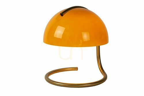 Sprawdź Lampa stołowa Lucide Cato złota metalowa retro 25 cm E27 46516/01/53