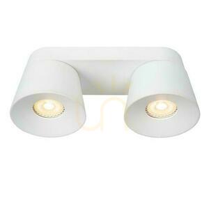 Reflektor sufitowy Lucide Trigono biały metalowy 2xGU10 09935/02/31 small 3