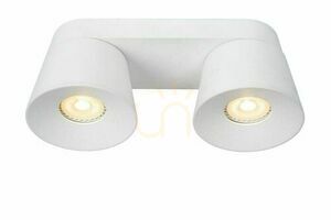 Reflektor sufitowy Lucide Trigono biały metalowy 2xGU10 09935/02/31 small 5