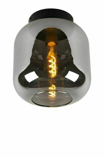 Sprawdź Plafon Lucide Joanet szary metalowy 25 cm E27 45194/25/65