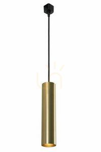 Lampa wisząca do szynoprzewodu Lucide Track Floris złota GU10 LED 10W IP20 small 3