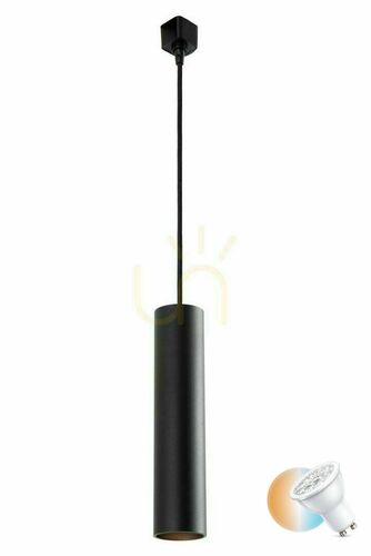 Sprawdź Lampa wisząca do szynoprzewodu Lucide Track Floris czarna GU10 LED 10W 09955/01/30