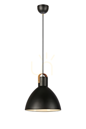 Sprawdź Lampa wisząca Markslojd EAGLE 106550 czarna metalowa 35 cm 1x60W