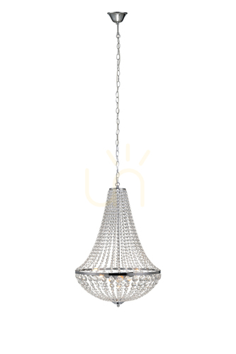 Sprawdź Lampa wisząca Markslojd Granso 3-punktowa chrom kryształ 50 cm 105317
