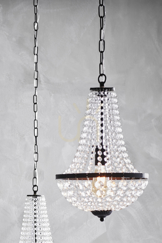 Sprawdź Lampa wisząca Markslojd Granso 107026 kryształ transparentna 1x60W 30 cm