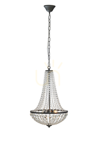 Lampa wisząca Markslojd Granso 2-punktowa kryształ transparentna 40 cm 107027 small 0