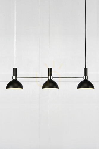 Sprawdź Lampa wisząca Markslojd Larry 3 czarna metalowa 106855