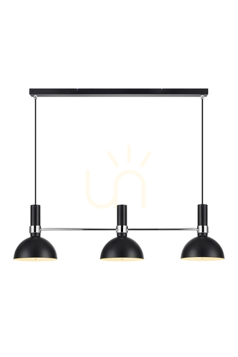Sprawdź Lampa wisząca Markslojd Larry 3 czarna metalowa 106855