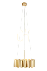 Lampa wisząca Markslojd Level 3 złota 3x60W metal 108047 small 0