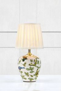 Lampa stołowa Markslojd Mansion 107039 biała ceramiczna 33 cm small 1