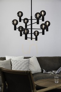 Lampa wisząca Markslojd Paris 10L czarna metalowa 107187 small 1