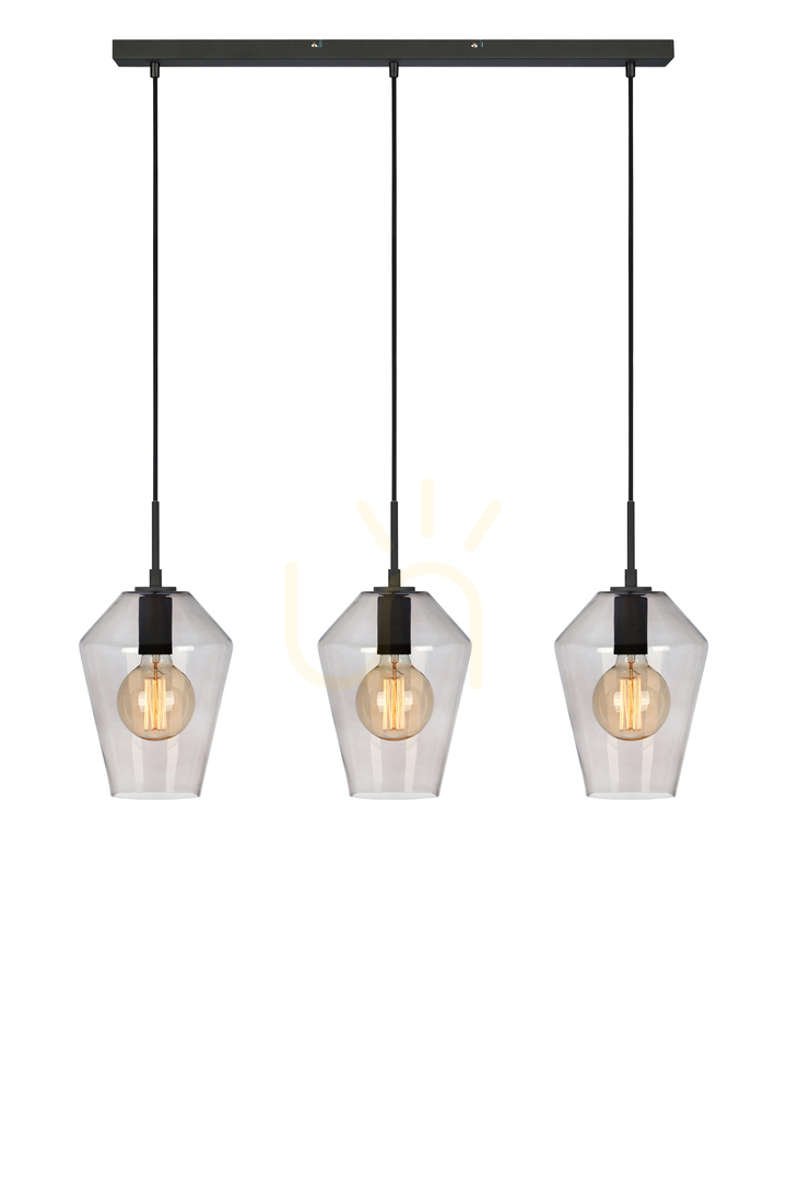 Sprawdź Lampa wisząca Markslojd Retro 3-punktowa szara metal szkło 107132 Lampa wisząca Markslojd Retro 3-punktowa szara metal szkło 107132