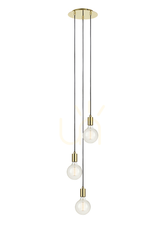 Sprawdź Lampa wisząca Markslojd SKY 3-punktowa mosiądz 106333