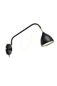 Kinkiet Markslojd Valencia 106081 czarny metalowy 1-punktowy 6W small 0