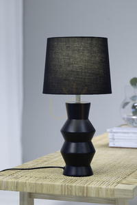 Lampa stołowa Markslojd Sienna 108447 czarna ceramiczna 46 cm small 1