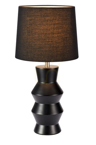Sprawdź Lampa stołowa Markslojd Sienna 108447 czarna ceramiczna 46 cm