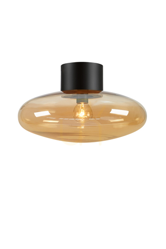 Sprawdź Kinkiet Markslojd Locus 108539 bursztynowy czarny 1x40W E14