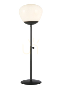 Lampa stołowa Markslojd Rise 108545 biała metal szkło 60 cm small 0