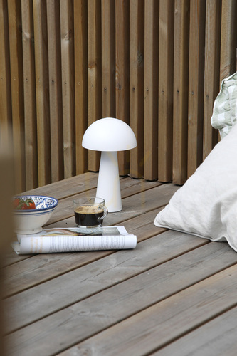 Sprawdź Lampka biurkowa Markslojd Fungi 108656 biała LED 1,5W 26,5 cm