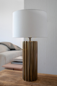 Lampa stołowa Markslojd Hashira 108669 biała metalowa 60 cm small 1