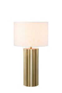 Lampa stołowa Markslojd Hashira 108669 biała metalowa 60 cm small 0