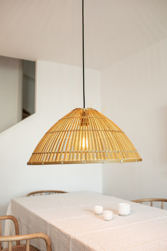 Sprawdź Lampa wisząca Markslojd Capello 108673 naturalna bambusowa 58 cm