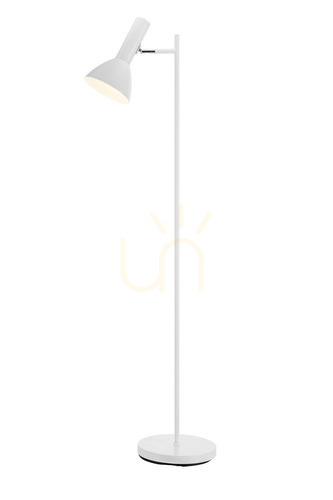 Sprawdź Lampa podłogowa Markslojd Metro 108687 biała stalowa 1-punktowa 137 cm