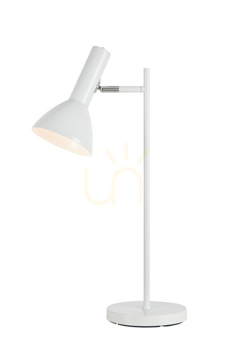 Sprawdź Lampa stołowa Markslojd Metro 108688 biała stalowa 65 cm