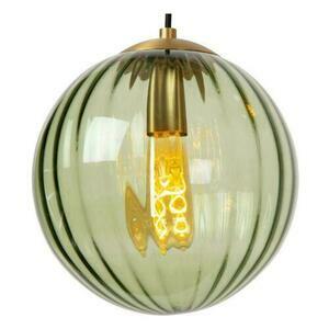 Lampa wisząca Lucide Monsaraz 3xE27 zielona szklana retro 55 cm 45493/03/33 small 3