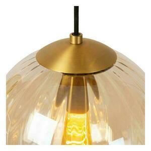 Lampa wisząca Lucide Monsaraz 3xE27 zielona szklana retro 55 cm 45493/03/33 small 4