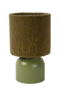 Lampa stołowa Lucide WOOLLY zielona Japandi 16 cm E14 10516/01/33 small 1