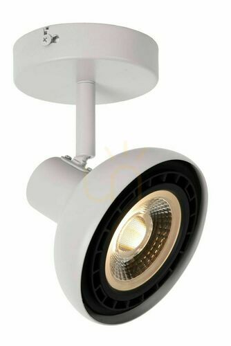 Sprawdź Reflektorek Lucide Sensas biały stalowy 1x ES111 LED 12W 30997/01/31