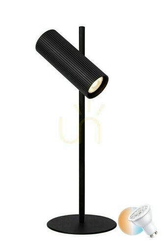 Sprawdź Lampa stołowa biurkowa Lucide CLUBS czarna aluminium GU10 09539/01/30