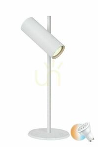 Lampa biurkowa Lucide CLUBS biały aluminiowa GU10 09539/01/31 small 0