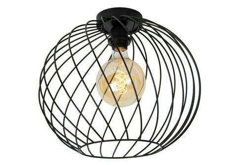 Sprawdź Plafon Lucide DANZA 21128/40/30 czarny metal 40 cm nowoczesny