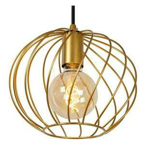 Lampa wisząca Lucide DANZA 3xE27 złota czarna metalowa 50 cm 21428/13/02 small 2