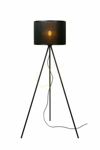 Sprawdź Lampa podłogowa Lucide Tagalog czarna ratan metal Japandi 21729/81/30