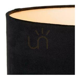 Lampa stołowa Lucide Tondo czarna 30 cm len metal E27 48 cm 45590/81/30 small 2