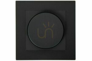 Ściemniacz ścienny Lucide Recessed czarny 230V 300W NL 50000/00/30 small 0