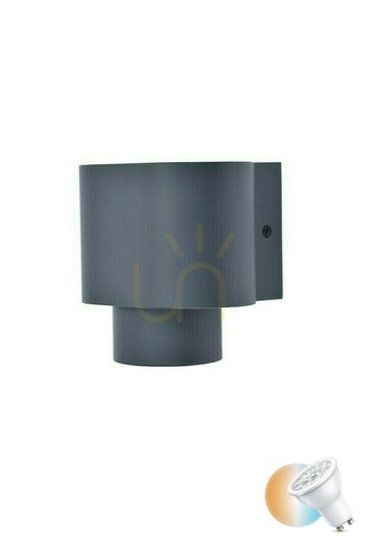 Sprawdź Kinkiet zewnętrzny Lutec CYPRES 6604001118 LED szary aluminium szkło 7W