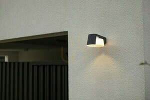Kinkiet zewnętrzny LED Lutec Moon 5206001118 szary 11,1W IP54 small 4